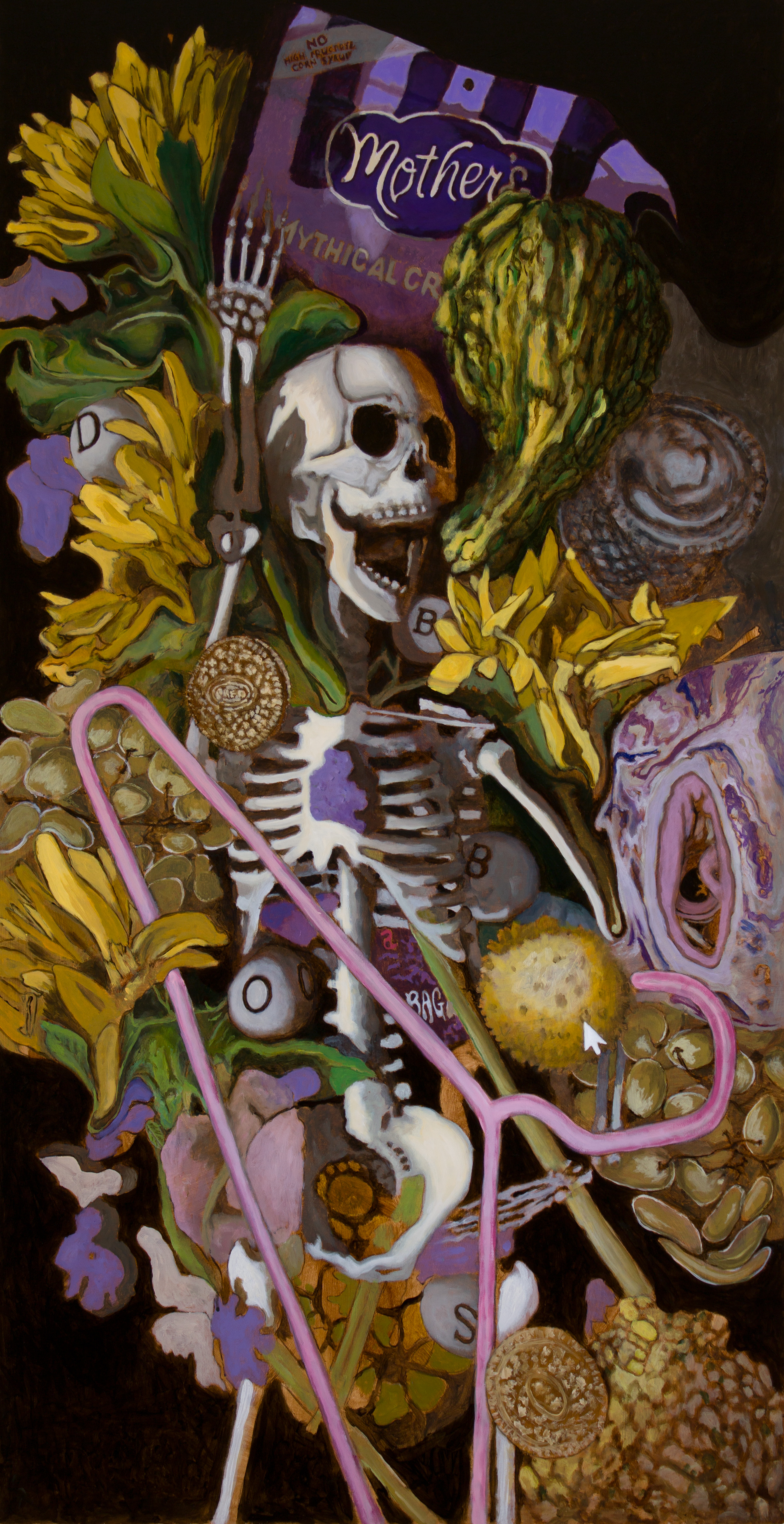 An Unkindness with Sunflowers and a Coat Hanger